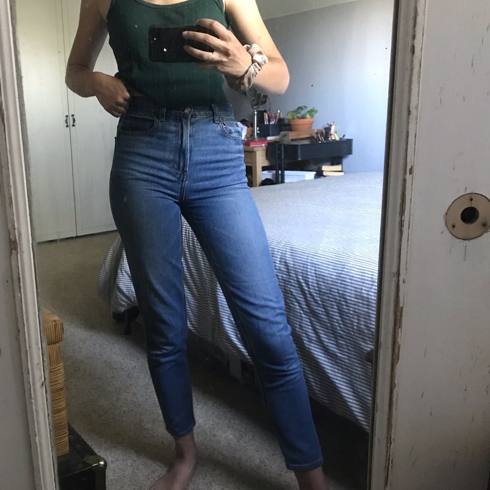 American Eagle Mom Jeans Size 0